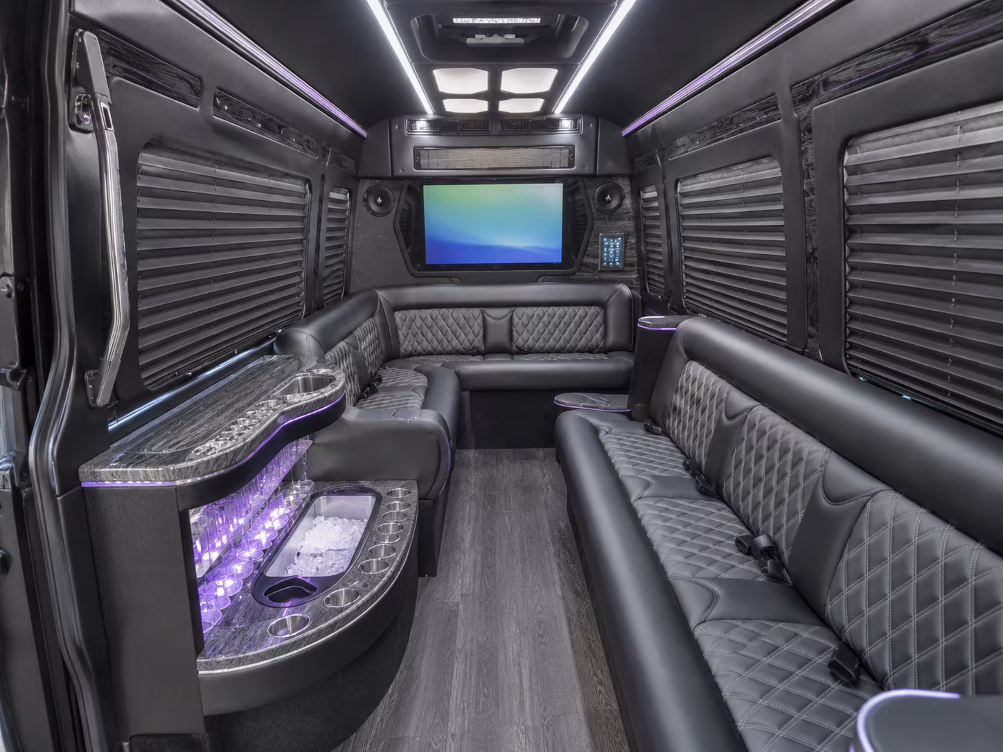 toledo party bus interior